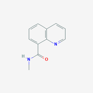 molecular formula C11H10N2O B7440977 N-methylquinoline-8-carboxamide 