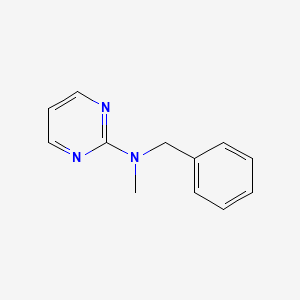 molecular formula C12H13N3 B7440987 N-benzyl-N-methylpyrimidin-2-amine 