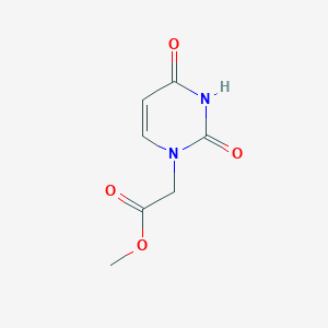 molecular formula C7H8N2O4 B7440995 methyl (2,4-dioxo-3,4-dihydropyrimidin-1(2H)-yl)acetate 