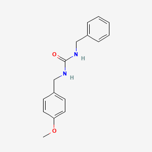 molecular formula C16H18N2O2 B7441078 N-Benzyl-N'-(4-methoxybenzyl)urea 
