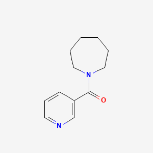 molecular formula C12H16N2O B7441101 氮杂环-1-基(吡啶-3-基)甲酮 