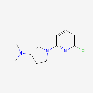 1-(6-chloro-2-pyridyl)-N,N-dimethyl-pyrrolidine-3-amine