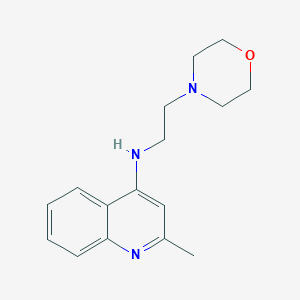 2-methyl-N-(2-morpholin-4-ylethyl)quinolin-4-amine