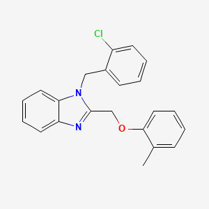 1-(2-chlorobenzyl)-2-[(2-methylphenoxy)methyl]-1H-benzimidazole