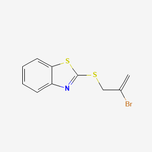 2-[(2-Bromoprop-2-EN-1-YL)sulfanyl]-1,3-benzothiazole