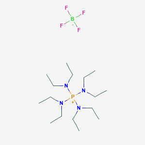 molecular formula C16H40BF4N4P B7441216 四(二乙氨基)鏻四氟硼酸盐 