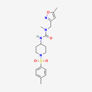 1-Methyl-1-((5-methylisoxazol-3-yl)methyl)-3-(1-tosylpiperidin-4-yl)urea