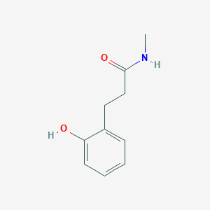 molecular formula C10H13NO2 B7441330 3-(2-hydroxyphenyl)-N-methylpropionamide 