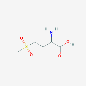 molecular formula C5H11NO4S B074414 DL-蛋氨酸砜 CAS No. 1118-85-0