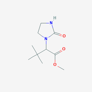 methyl3,3-dimethyl-2-(2-oxoimidazolidin-1-yl)butanoate