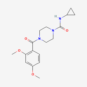 N-cyclopropyl-4-(2,4-dimethoxybenzoyl)piperazine-1-carboxamide