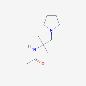 N-(2-methyl-1-pyrrolidin-1-ylpropan-2-yl)prop-2-enamide