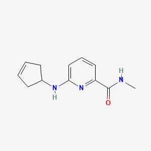 6-(cyclopent-3-en-1-ylamino)-N-methylpyridine-2-carboxamide