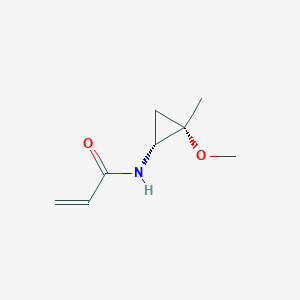 rac-N-[(1R,2S)-2-methoxy-2-methylcyclopropyl]prop-2-enamide