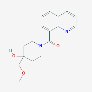 [4-Hydroxy-4-(methoxymethyl)piperidin-1-yl]-quinolin-8-ylmethanone