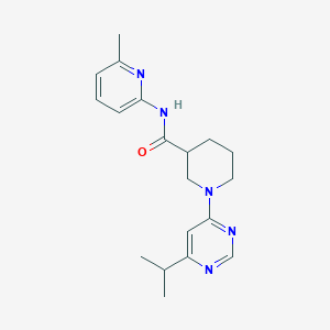 N-(6-methylpyridin-2-yl)-1-(6-propan-2-ylpyrimidin-4-yl)piperidine-3-carboxamide