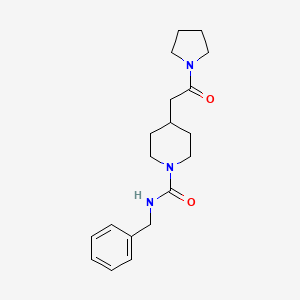 N-benzyl-4-(2-oxo-2-pyrrolidin-1-ylethyl)piperidine-1-carboxamide