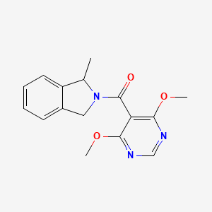 (4,6-Dimethoxypyrimidin-5-yl)-(1-methyl-1,3-dihydroisoindol-2-yl)methanone