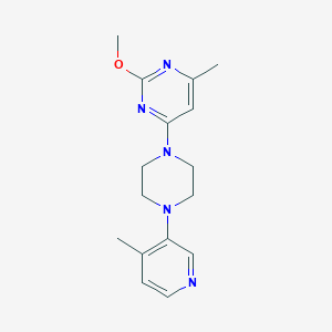 2-Methoxy-4-methyl-6-[4-(4-methylpyridin-3-yl)piperazin-1-yl]pyrimidine