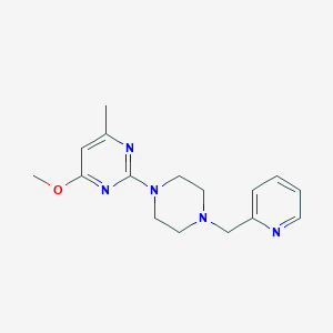 4-Methoxy-6-methyl-2-[4-(pyridin-2-ylmethyl)piperazin-1-yl]pyrimidine