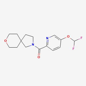 [5-(Difluoromethoxy)pyridin-2-yl]-(8-oxa-2-azaspiro[4.5]decan-2-yl)methanone