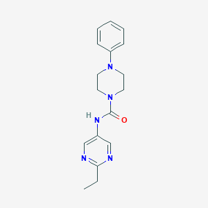 N-(2-ethylpyrimidin-5-yl)-4-phenylpiperazine-1-carboxamide