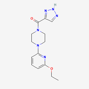 [4-(6-ethoxypyridin-2-yl)piperazin-1-yl]-(2H-triazol-4-yl)methanone