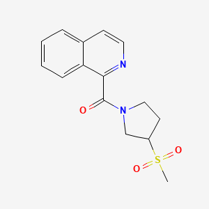 Isoquinolin-1-yl-(3-methylsulfonylpyrrolidin-1-yl)methanone