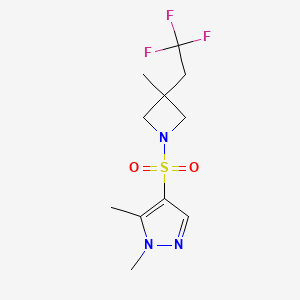 1,5-Dimethyl-4-[3-methyl-3-(2,2,2-trifluoroethyl)azetidin-1-yl]sulfonylpyrazole