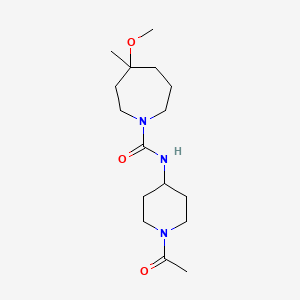 N-(1-acetylpiperidin-4-yl)-4-methoxy-4-methylazepane-1-carboxamide