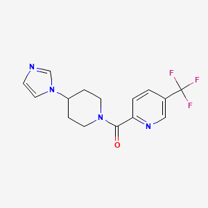 (4-Imidazol-1-ylpiperidin-1-yl)-[5-(trifluoromethyl)pyridin-2-yl]methanone