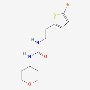 1-[2-(5-Bromothiophen-2-yl)ethyl]-3-(oxan-4-yl)urea