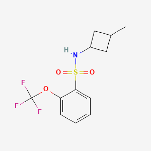 N-(3-methylcyclobutyl)-2-(trifluoromethoxy)benzenesulfonamide