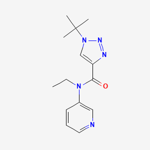 1-tert-butyl-N-ethyl-N-pyridin-3-yltriazole-4-carboxamide