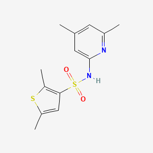 N-(4,6-dimethylpyridin-2-yl)-2,5-dimethylthiophene-3-sulfonamide