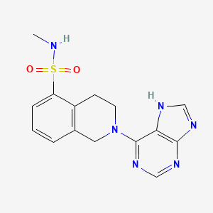 N-methyl-2-(7H-purin-6-yl)-3,4-dihydro-1H-isoquinoline-5-sulfonamide