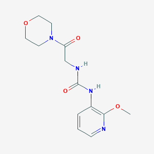 1-(2-Methoxypyridin-3-yl)-3-(2-morpholin-4-yl-2-oxoethyl)urea