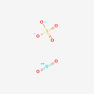 molecular formula UO2SO4<br>O6SU B074439 硫酸铀酰 CAS No. 1314-64-3