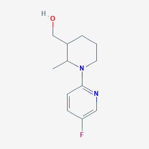 [1-(5-Fluoropyridin-2-yl)-2-methylpiperidin-3-yl]methanol