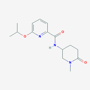 N-(1-methyl-6-oxopiperidin-3-yl)-6-propan-2-yloxypyridine-2-carboxamide