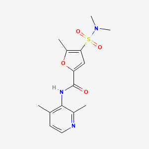 N-(2,4-dimethylpyridin-3-yl)-4-(dimethylsulfamoyl)-5-methylfuran-2-carboxamide