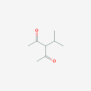 molecular formula C8H14O2 B074452 3-(1-Methylethyl)pentane-2,4-dione CAS No. 1540-38-1