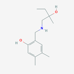 2-[[(2-Hydroxy-2-methylbutyl)amino]methyl]-4,5-dimethylphenol