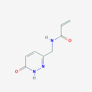 N-[(6-oxo-1,6-dihydropyridazin-3-yl)methyl]prop-2-enamide