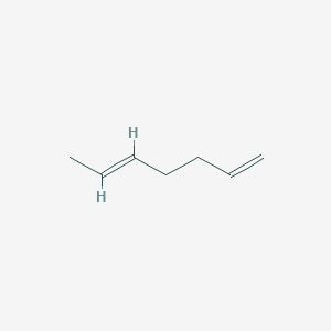 molecular formula C7H12 B074454 1,5-庚二烯 CAS No. 1541-23-7