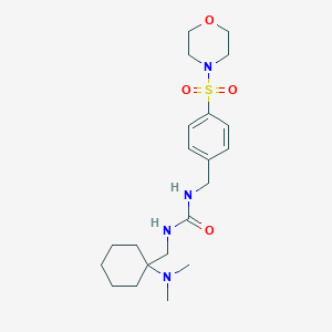 1-[[1-(Dimethylamino)cyclohexyl]methyl]-3-[(4-morpholin-4-ylsulfonylphenyl)methyl]urea