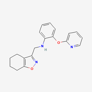 2-pyridin-2-yloxy-N-(4,5,6,7-tetrahydro-1,2-benzoxazol-3-ylmethyl)aniline