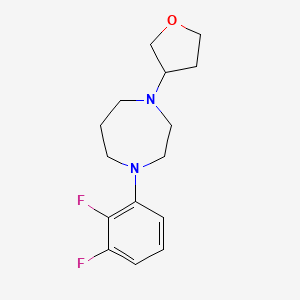 1-(2,3-Difluorophenyl)-4-(oxolan-3-yl)-1,4-diazepane