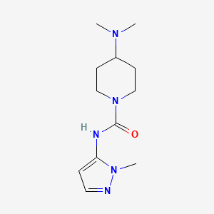 4-(dimethylamino)-N-(2-methylpyrazol-3-yl)piperidine-1-carboxamide