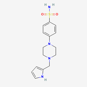 4-[4-(1H-pyrrol-2-ylmethyl)piperazin-1-yl]benzenesulfonamide